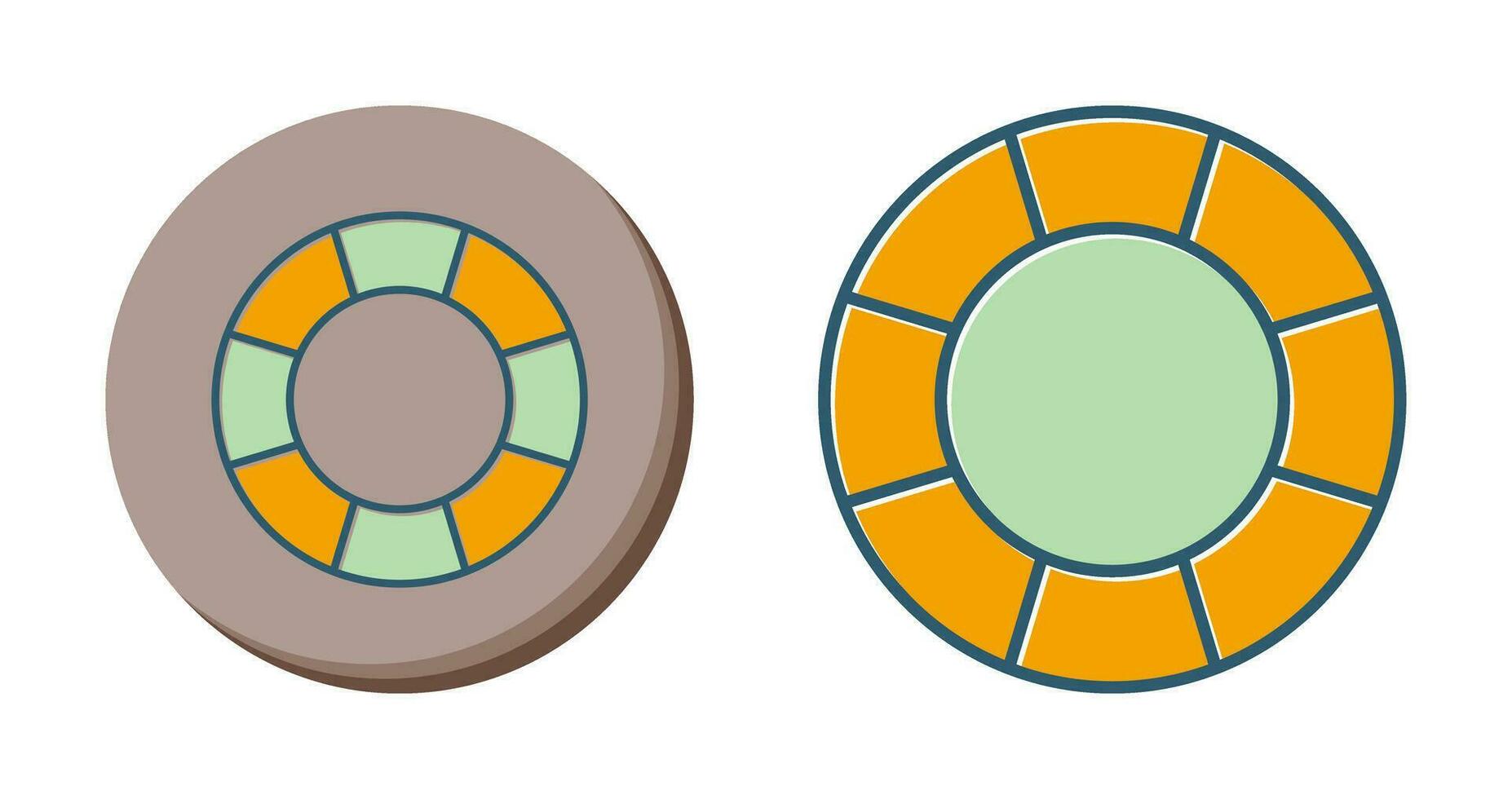 icône de vecteur de tube de sauvetage