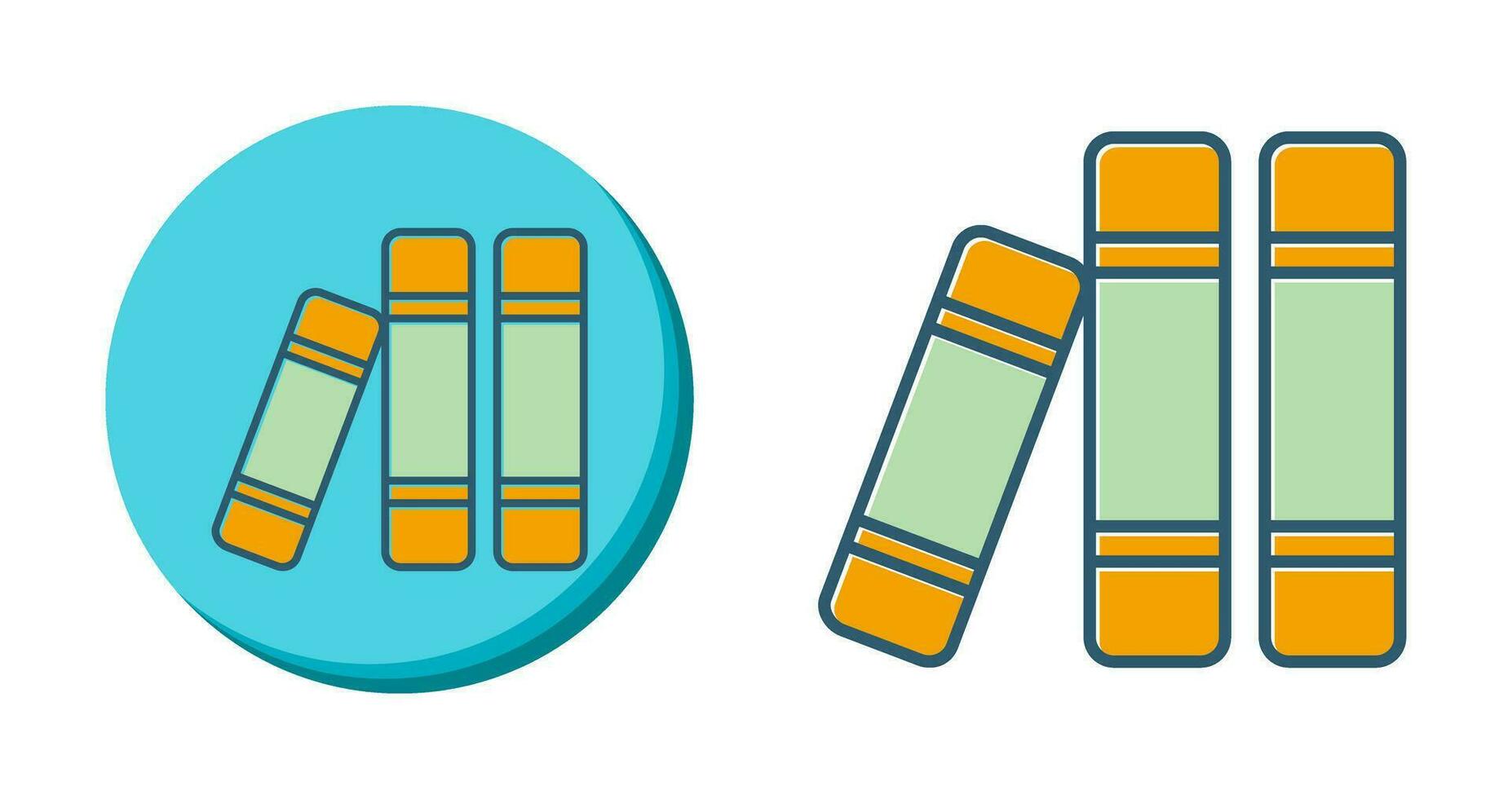 icône de vecteur de livres