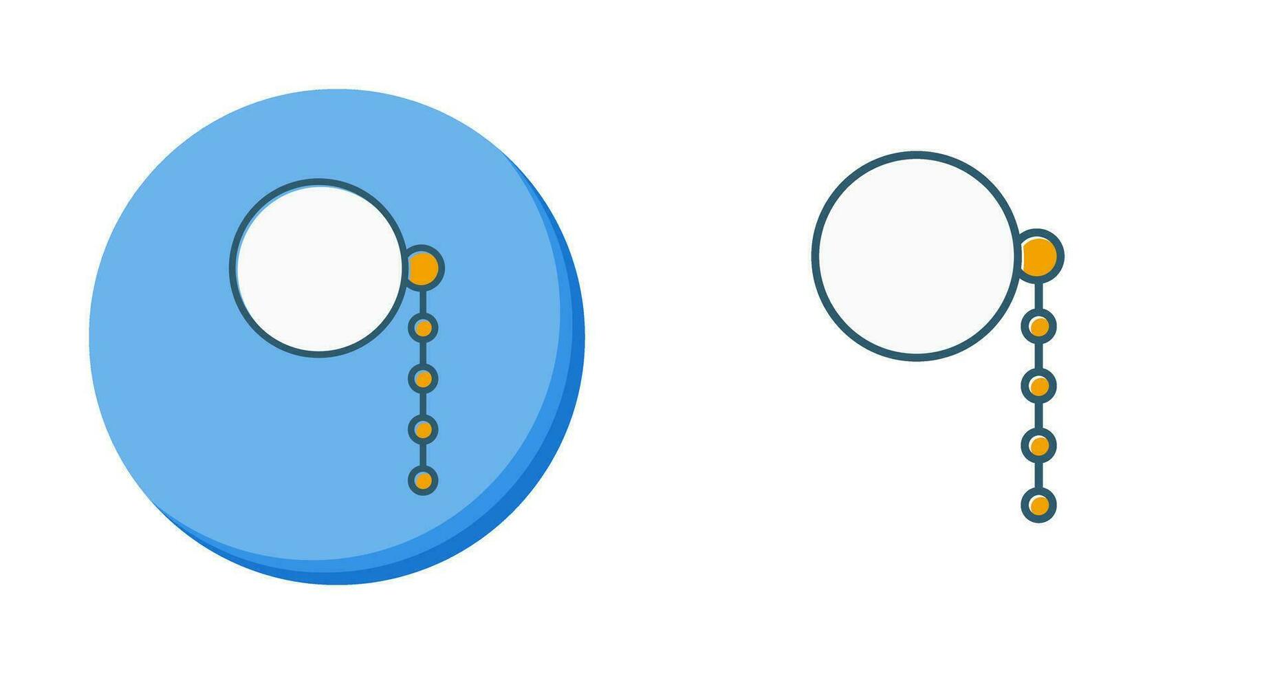 icône de vecteur monocle