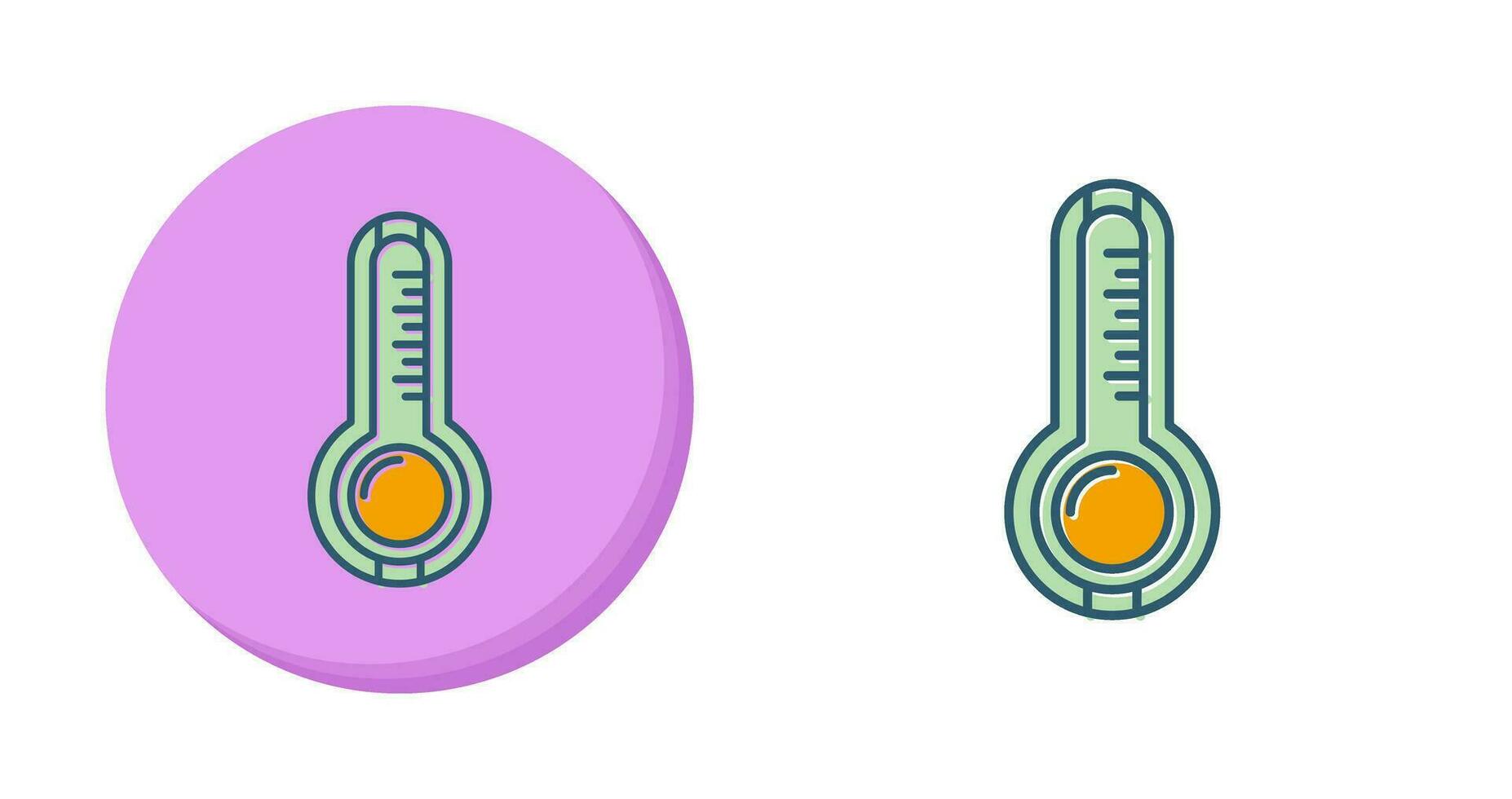 icône de vecteur de thermomètre