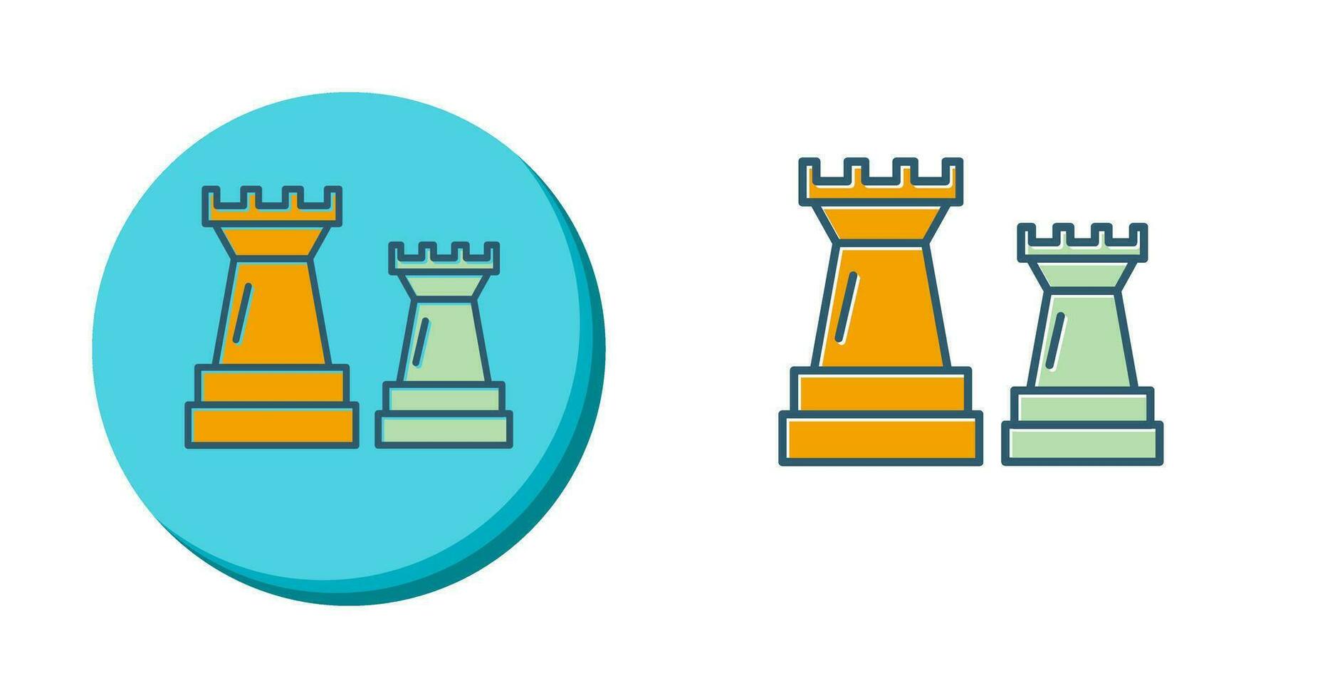 icône de vecteur de pièce d'échecs