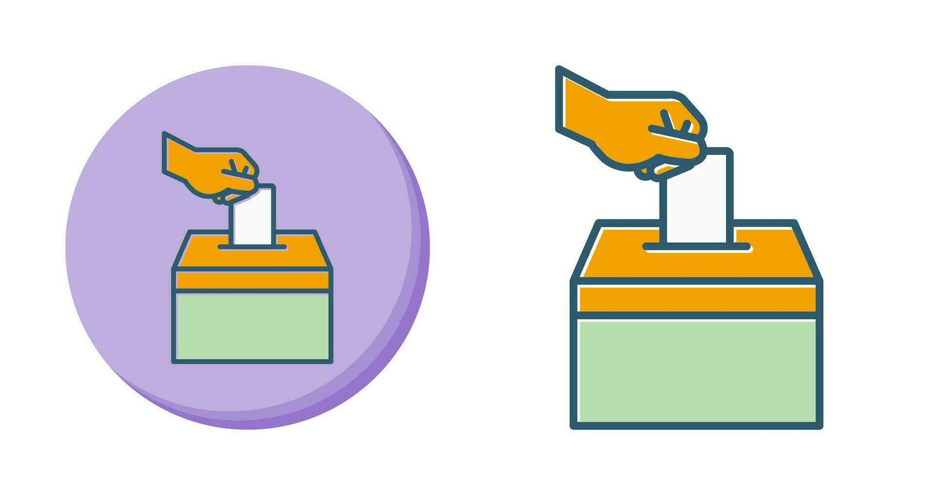 icône de vecteur de vote