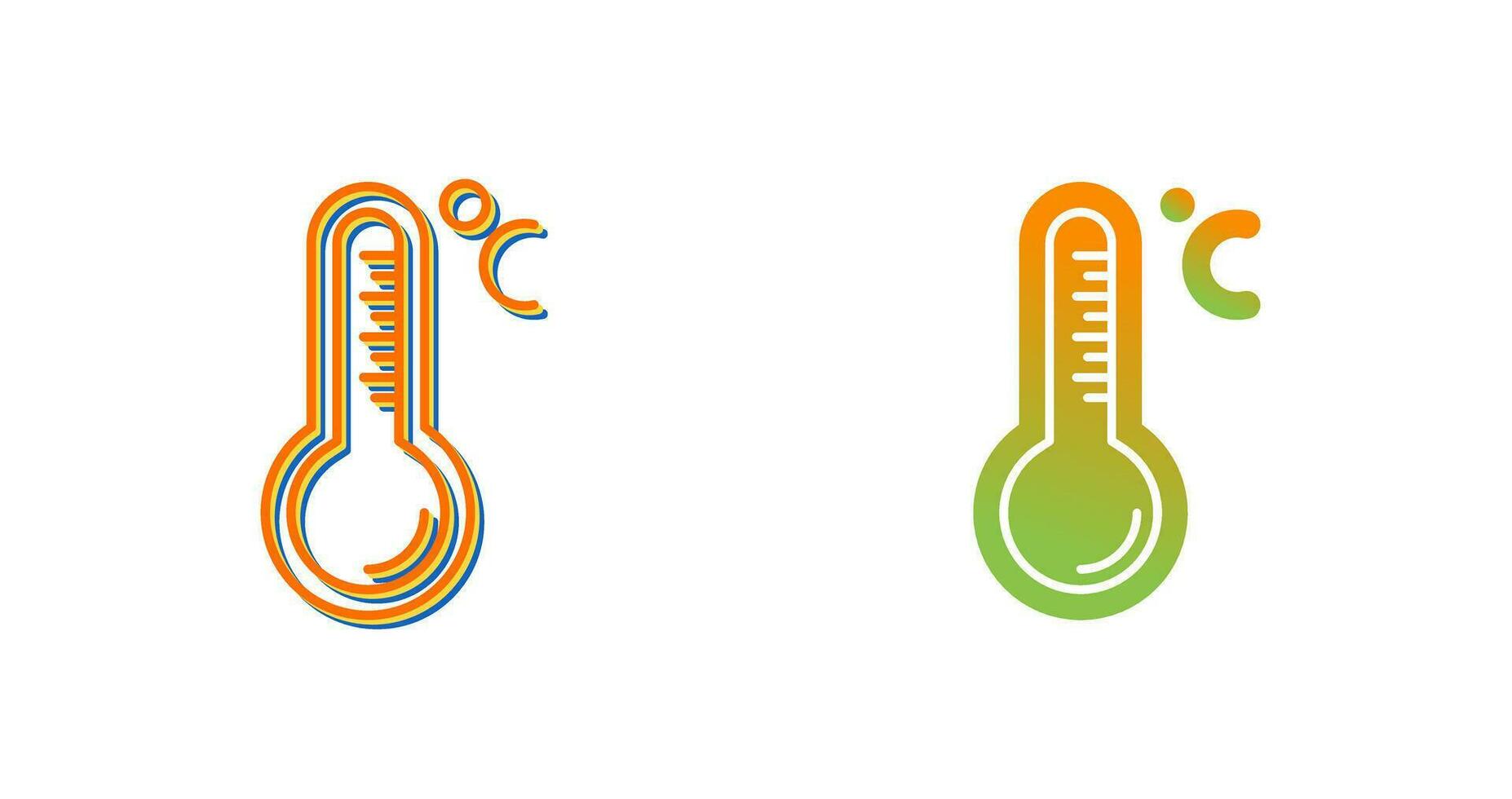 icône de vecteur de thermomètre