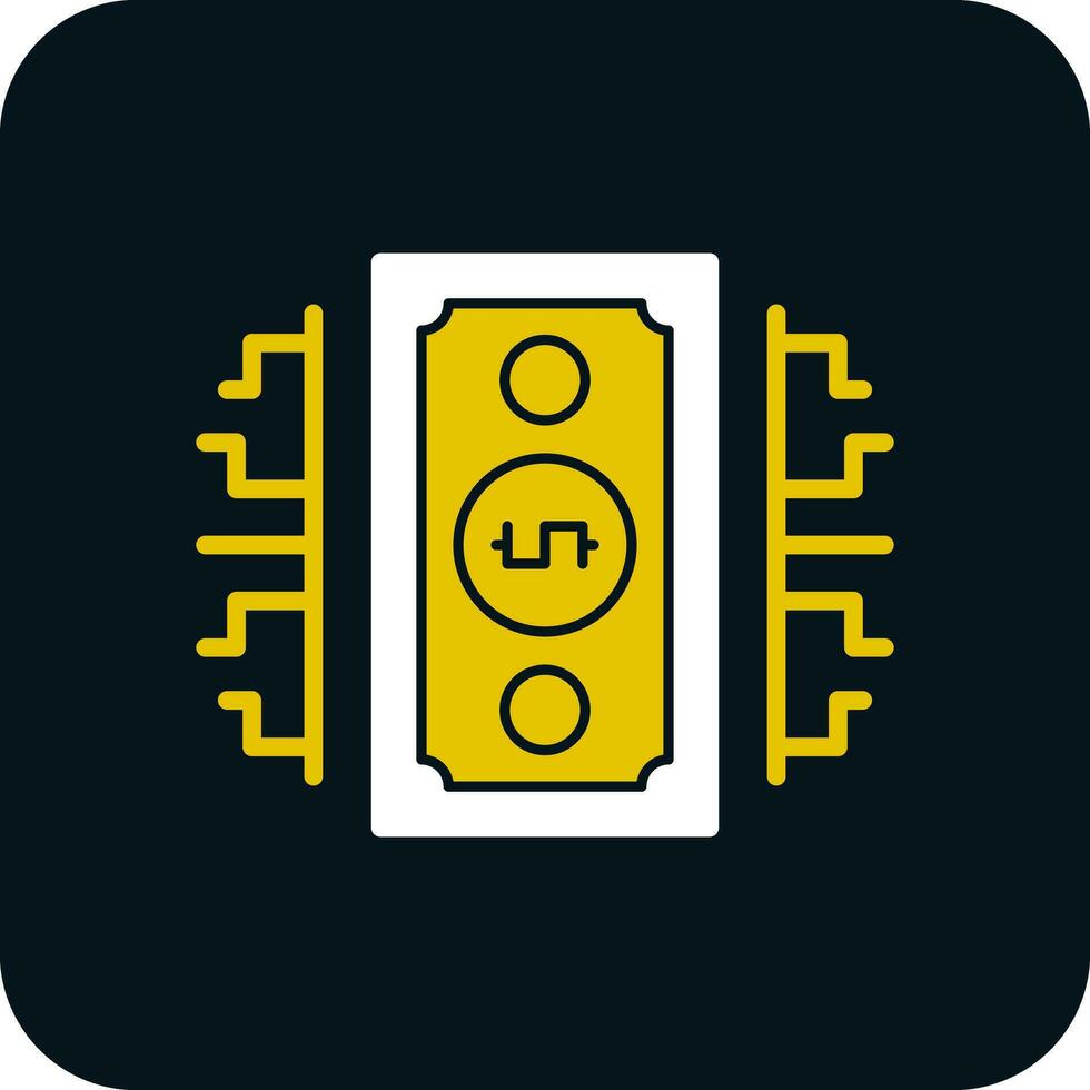 numérique argent vecteur icône conception