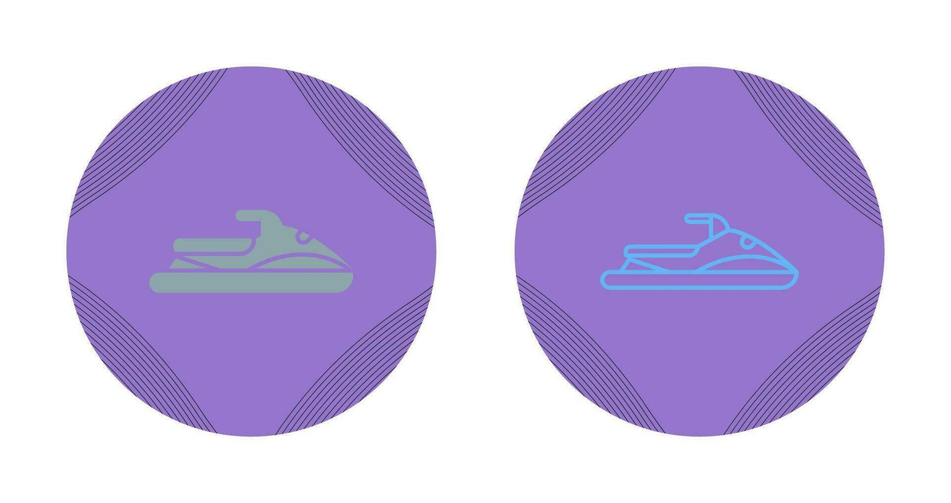 icône de vecteur de jet ski