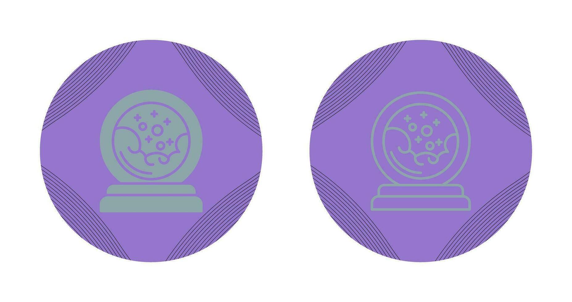 icône de vecteur de boule de cristal