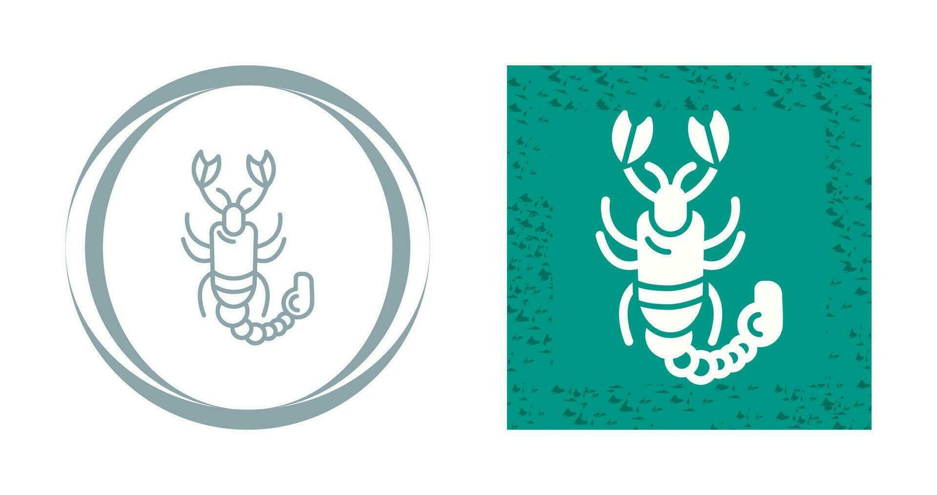 icône de vecteur de scorpion