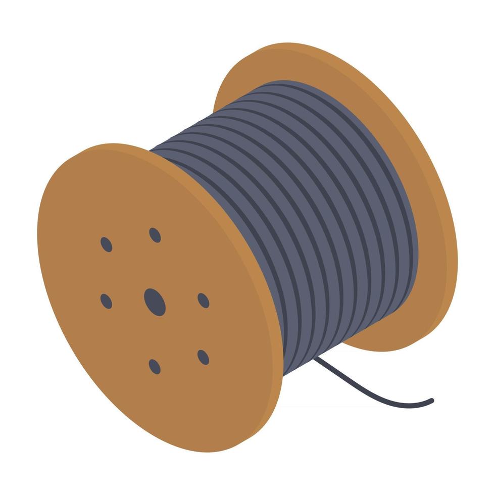concepts de rouleau de fil vecteur