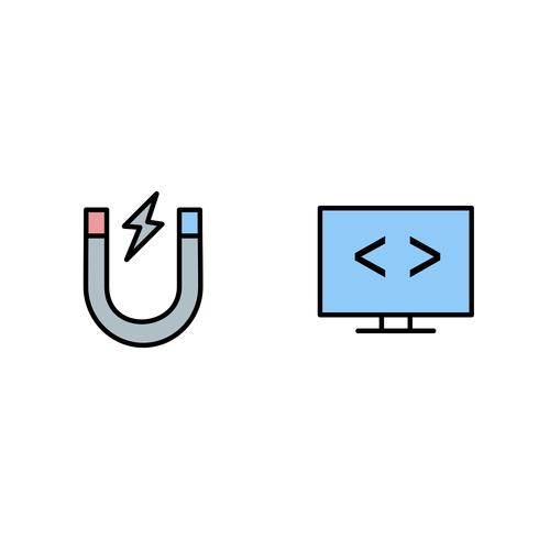 Ensemble d&#39;icônes d&#39;optimisation de moteur de recherche vecteur référencement