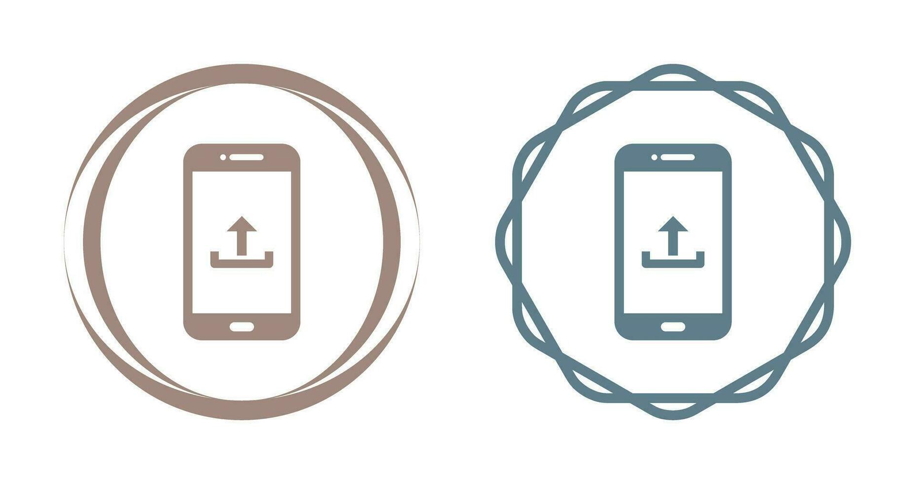 télécharger à partir de l'icône de vecteur de téléphone