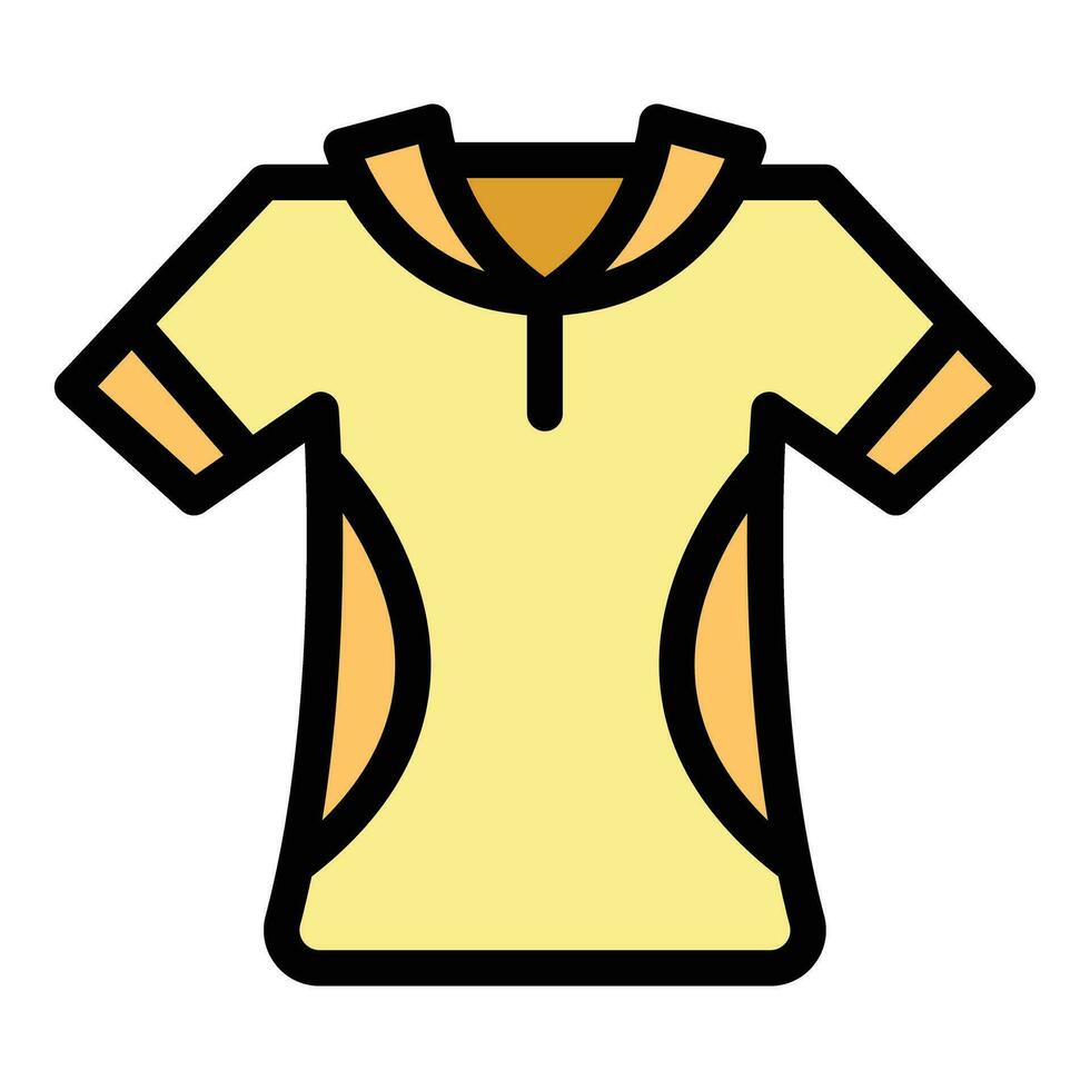 jockey polo chemise icône vecteur plat