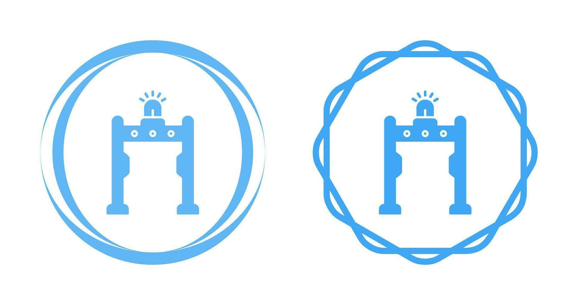 icône de vecteur de détecteur de métaux