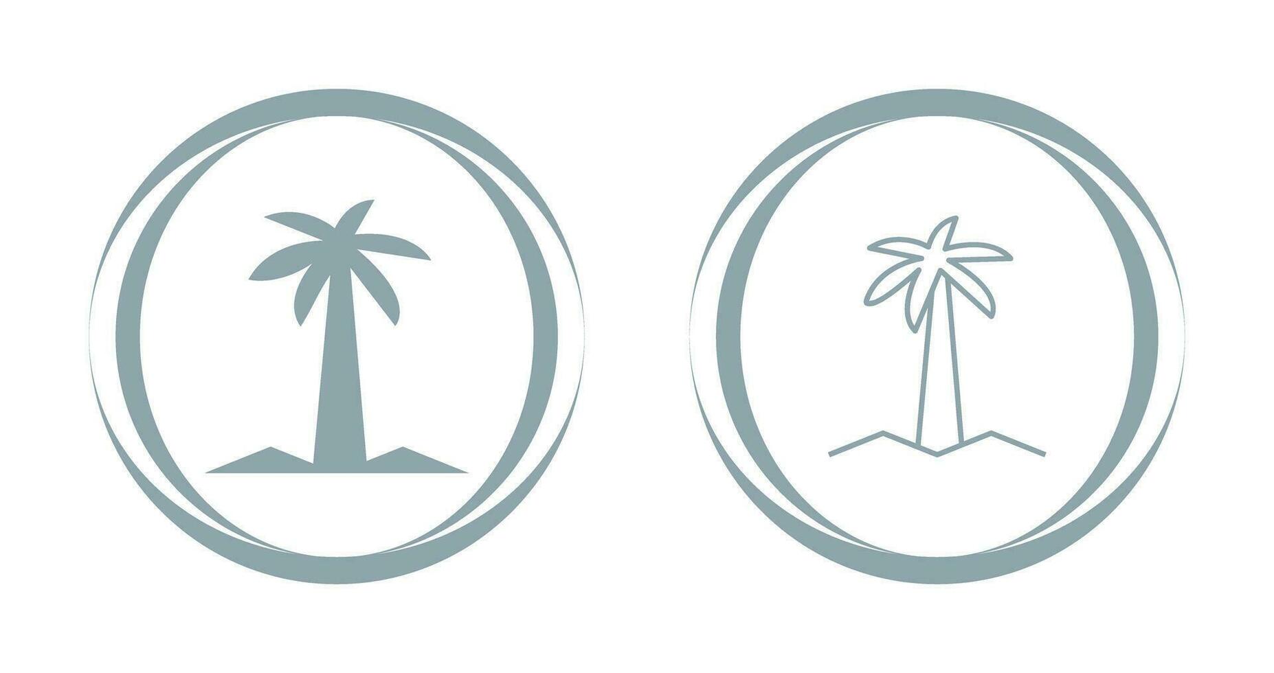 icône de vecteur de cocotier