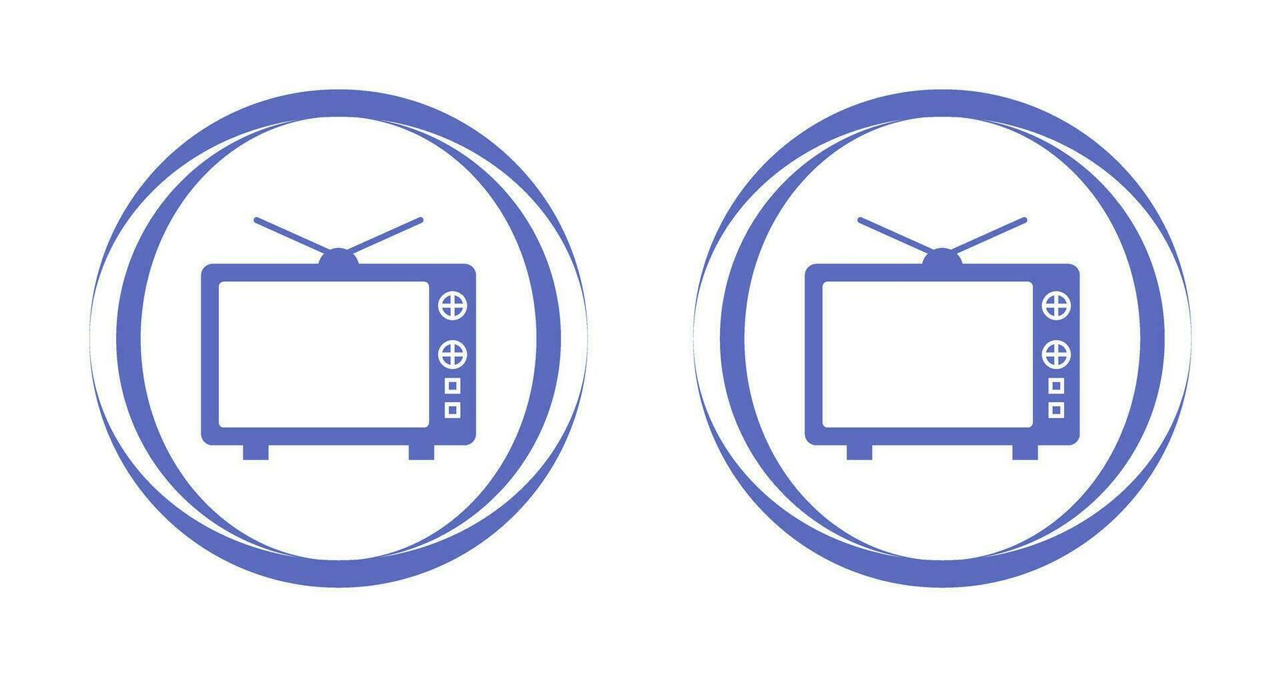 icône de vecteur de télévision