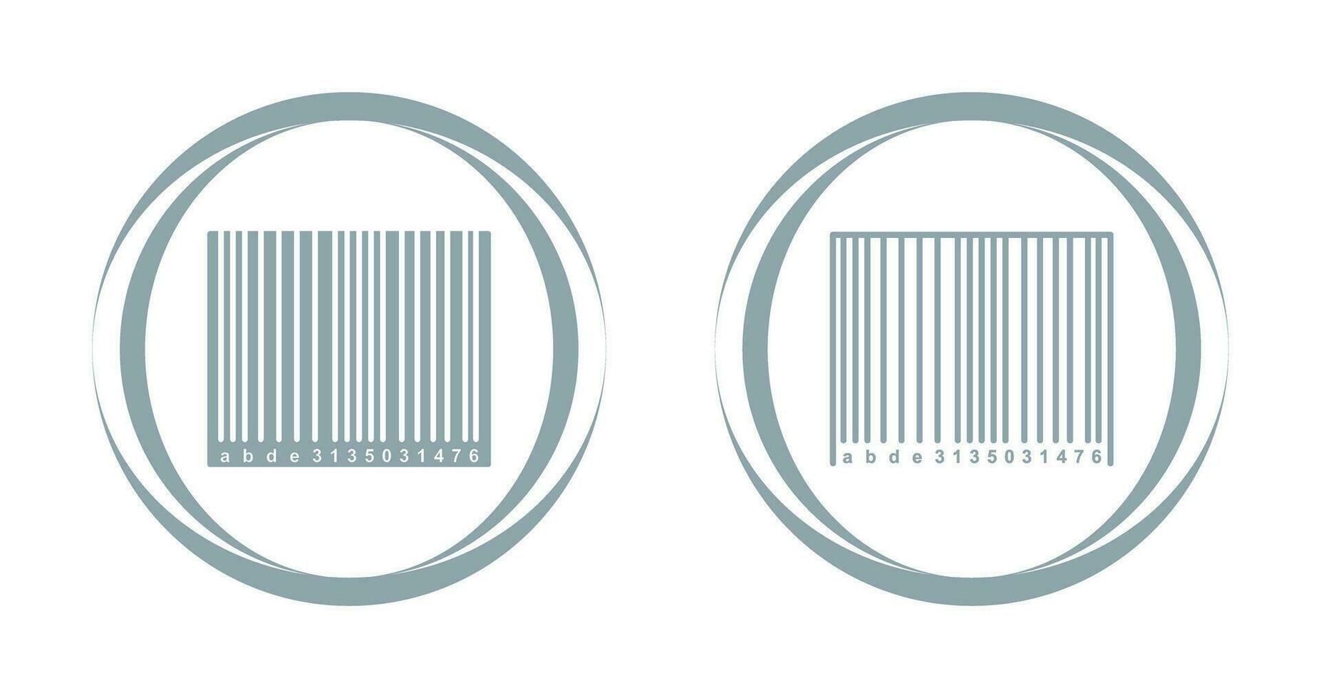 icône de vecteur de code à barres