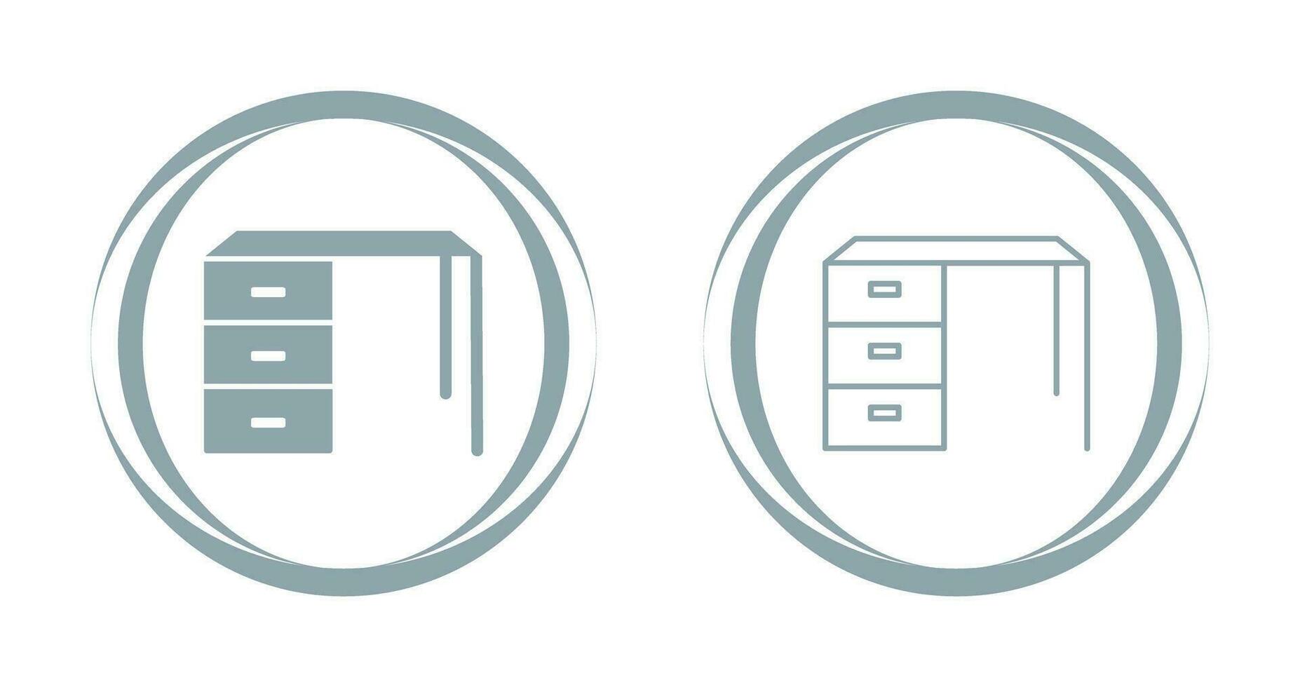 icône de vecteur de table de travail