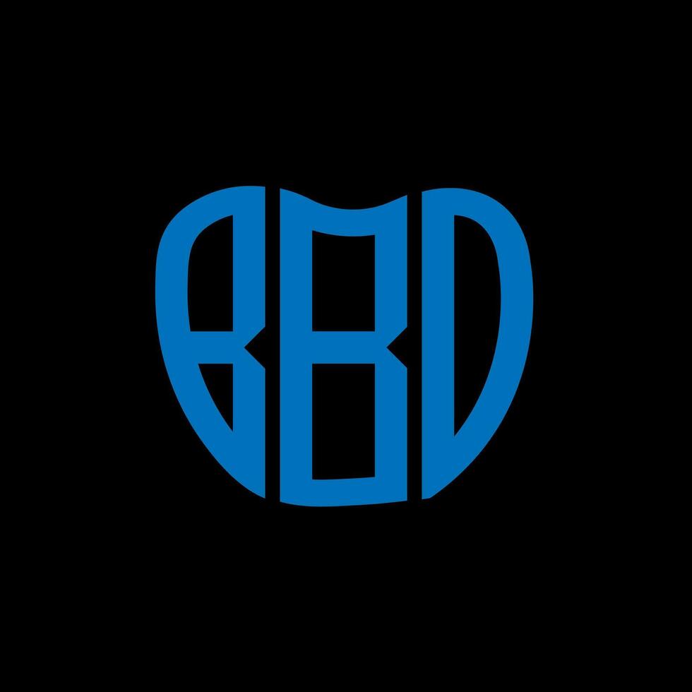 bbo lettre logo Créatif conception. bbo unique conception. vecteur
