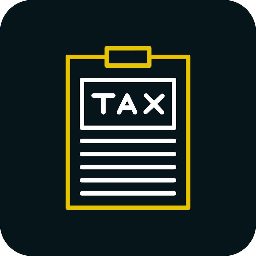impôt vecteur icône conception