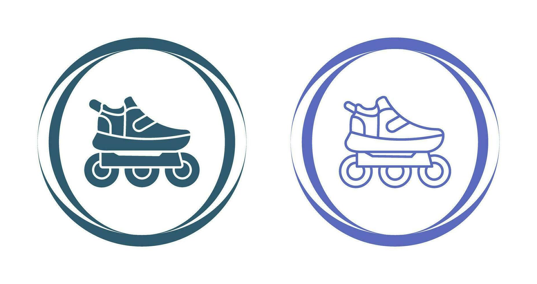 icône de vecteur de patins à roulettes