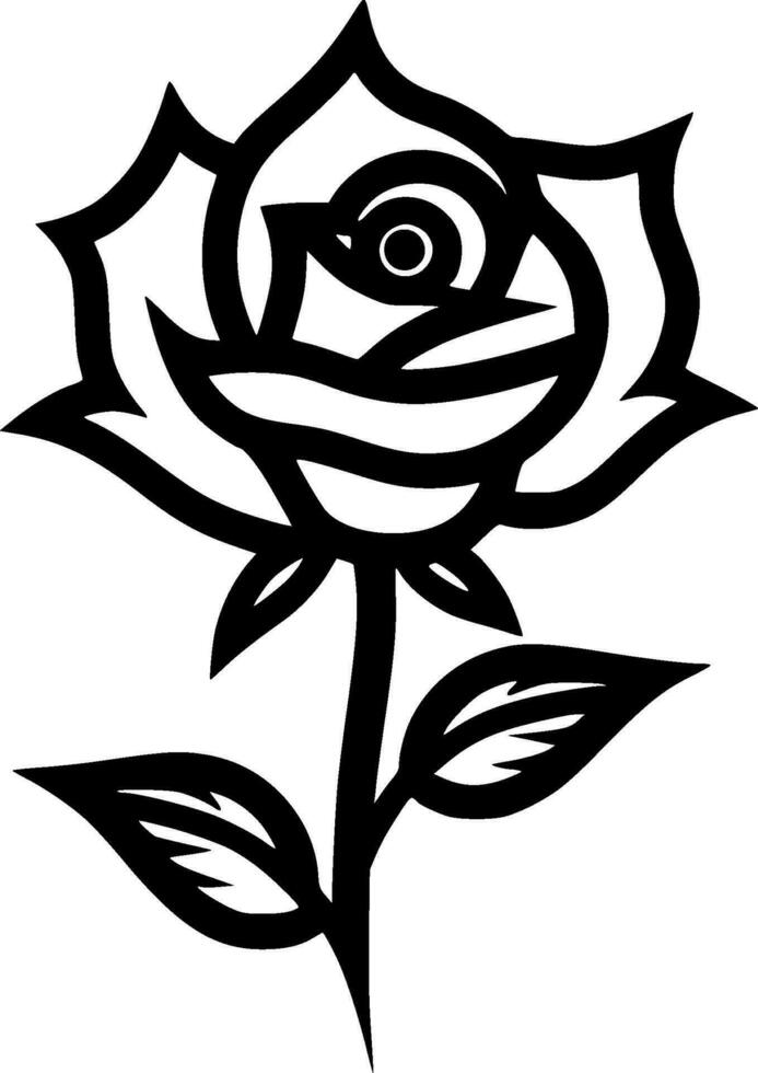 Rose - haute qualité vecteur logo - vecteur illustration idéal pour T-shirt graphique