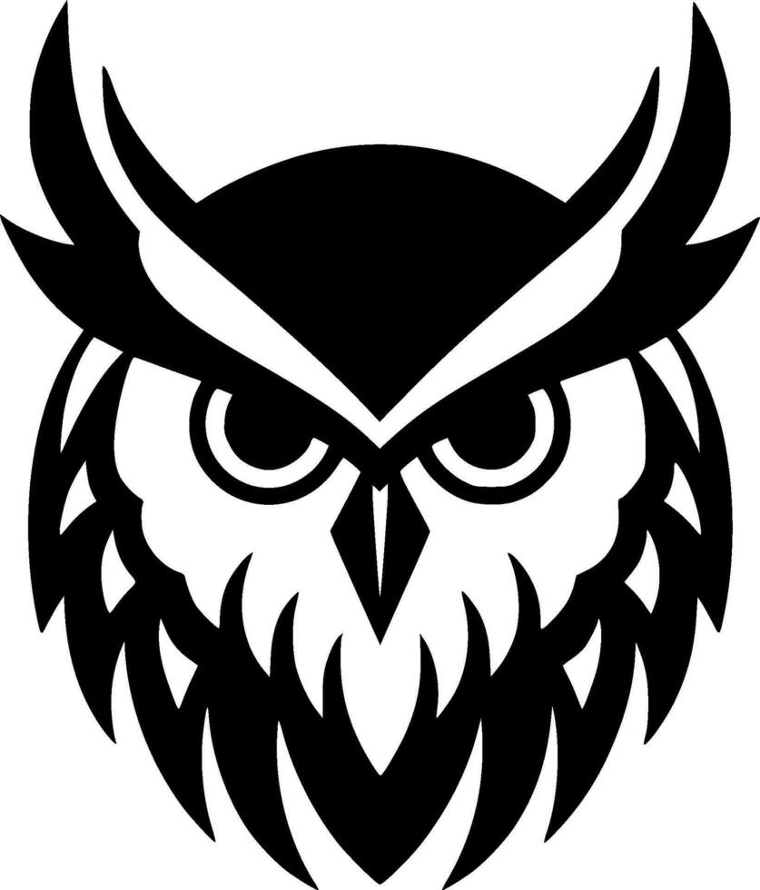 hibou - haute qualité vecteur logo - vecteur illustration idéal pour T-shirt graphique