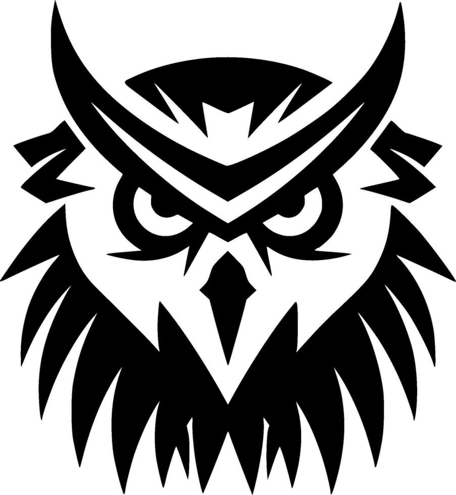 hibou - haute qualité vecteur logo - vecteur illustration idéal pour T-shirt graphique