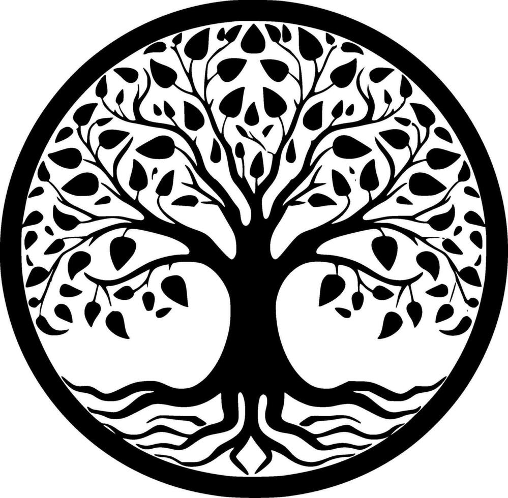 arbre - haute qualité vecteur logo - vecteur illustration idéal pour T-shirt graphique