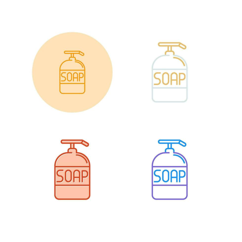 icône de vecteur de savon