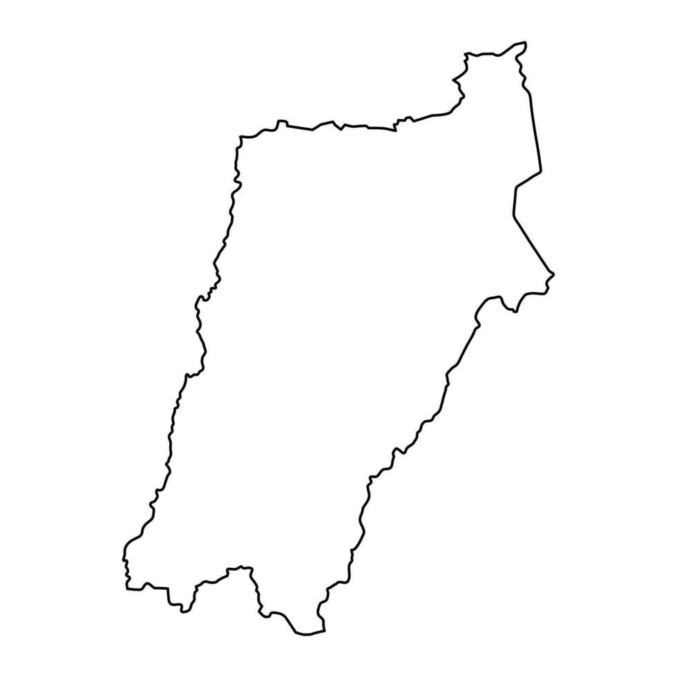 atacama Région carte, administratif division de Chili. vecteur