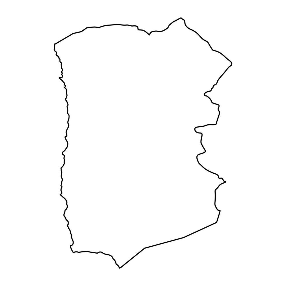 tarapaque Région carte, administratif division de Chili. vecteur