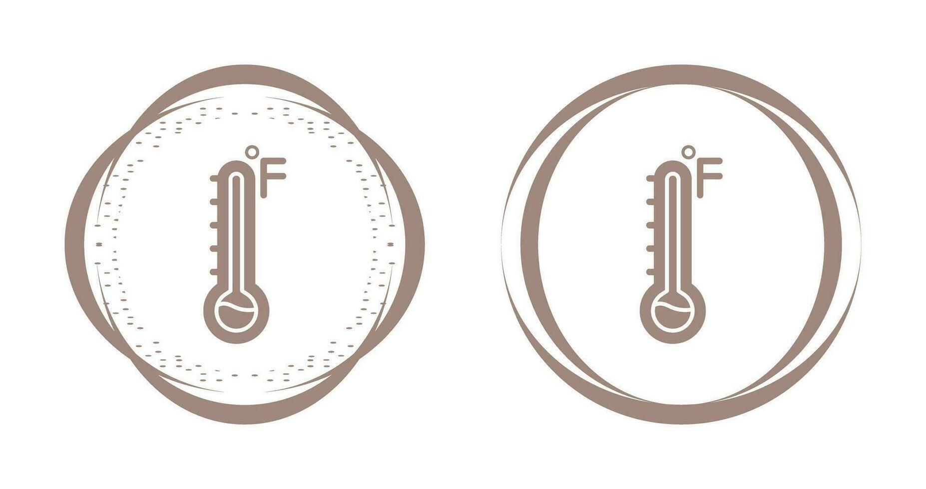 icône de vecteur fahrenheit