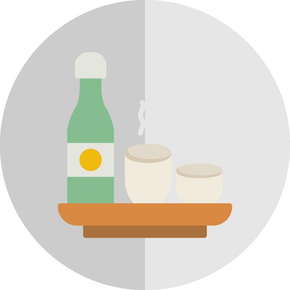 conception d'icône de vecteur de saké