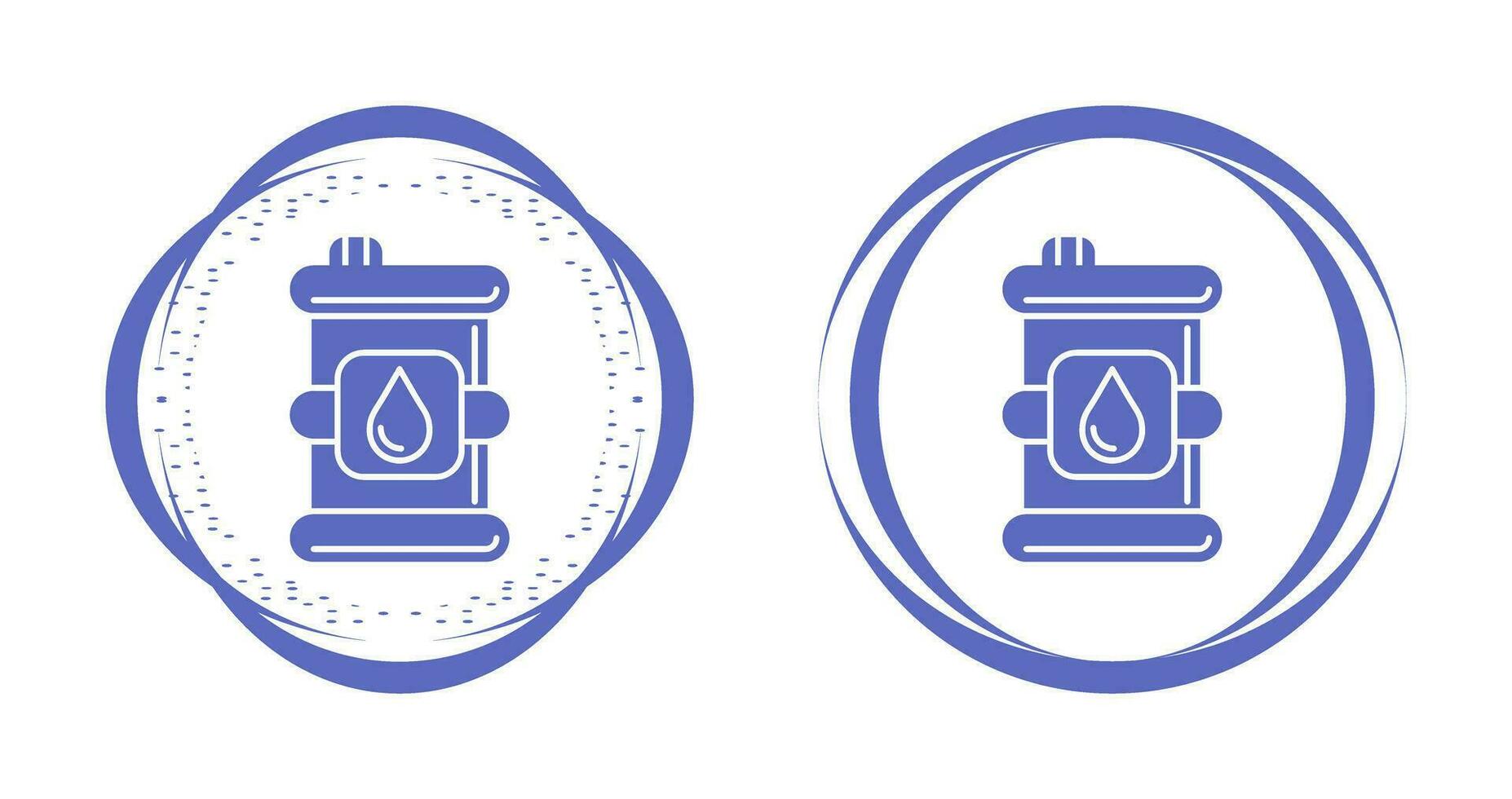 icône de vecteur de baril de pétrole