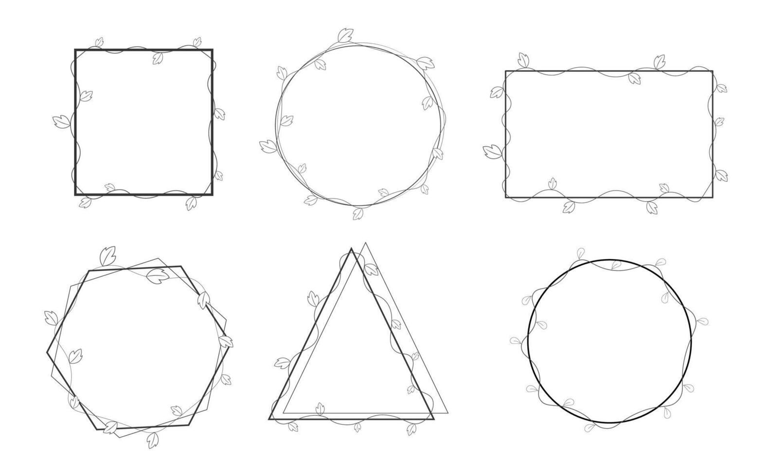 ensemble d'éléments de conception élégants pour illustration vectorielle décorative vecteur