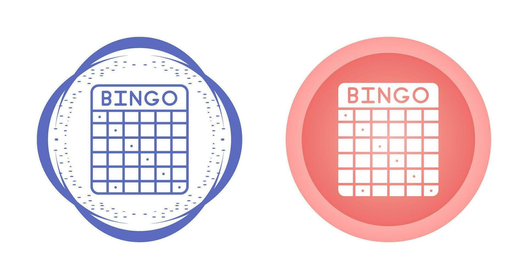 icône de vecteur de bingo