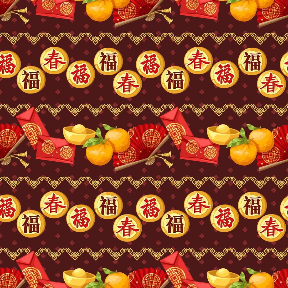 bannière du nouvel an chinois vecteur