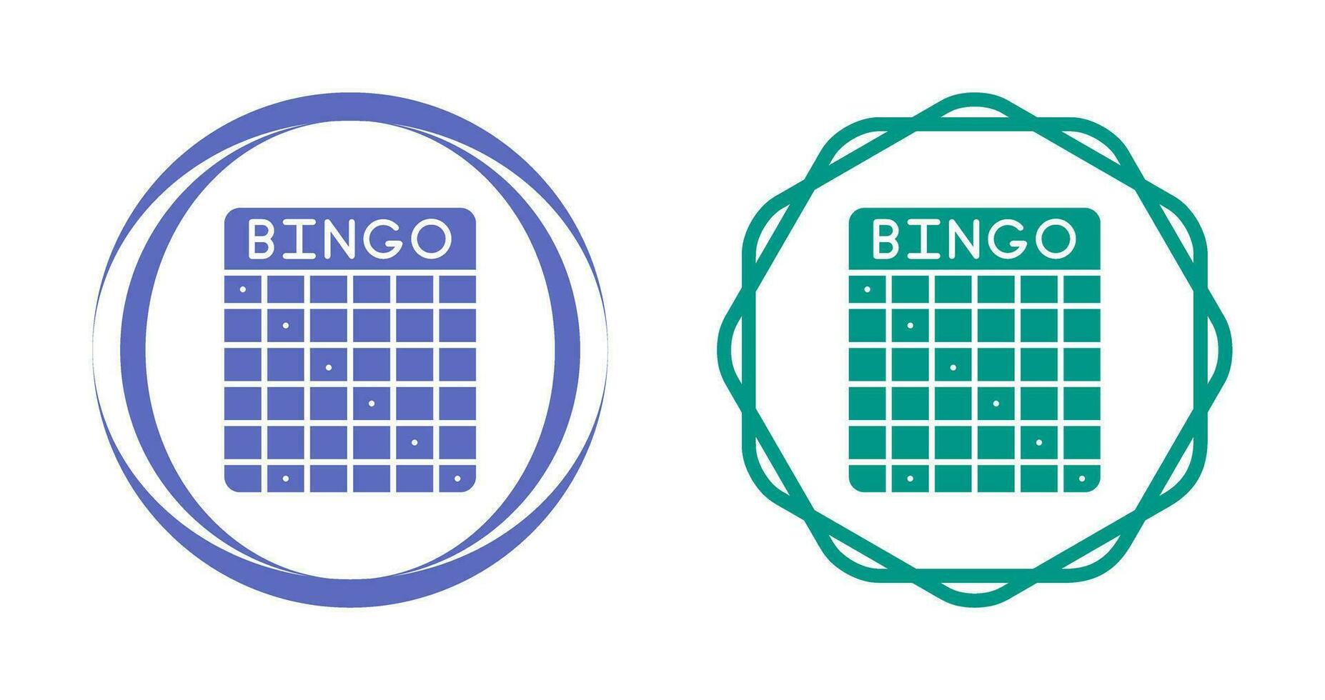 icône de vecteur de bingo