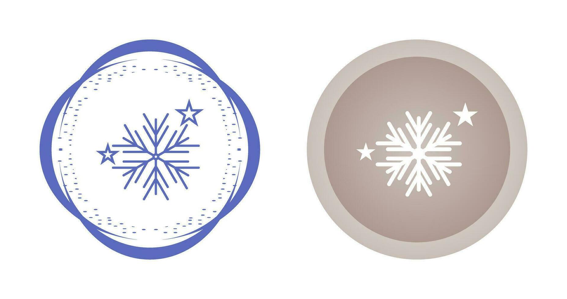 icône de vecteur de flocons de neige