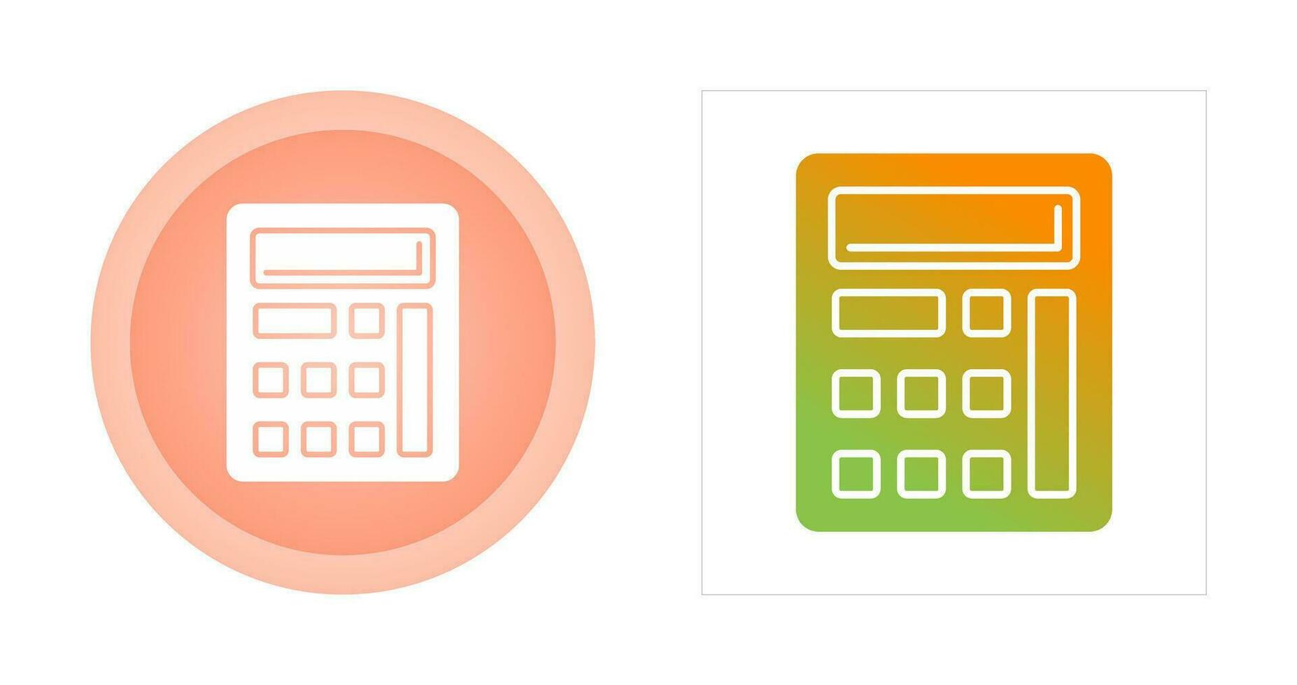 icône de vecteur de calculatrice