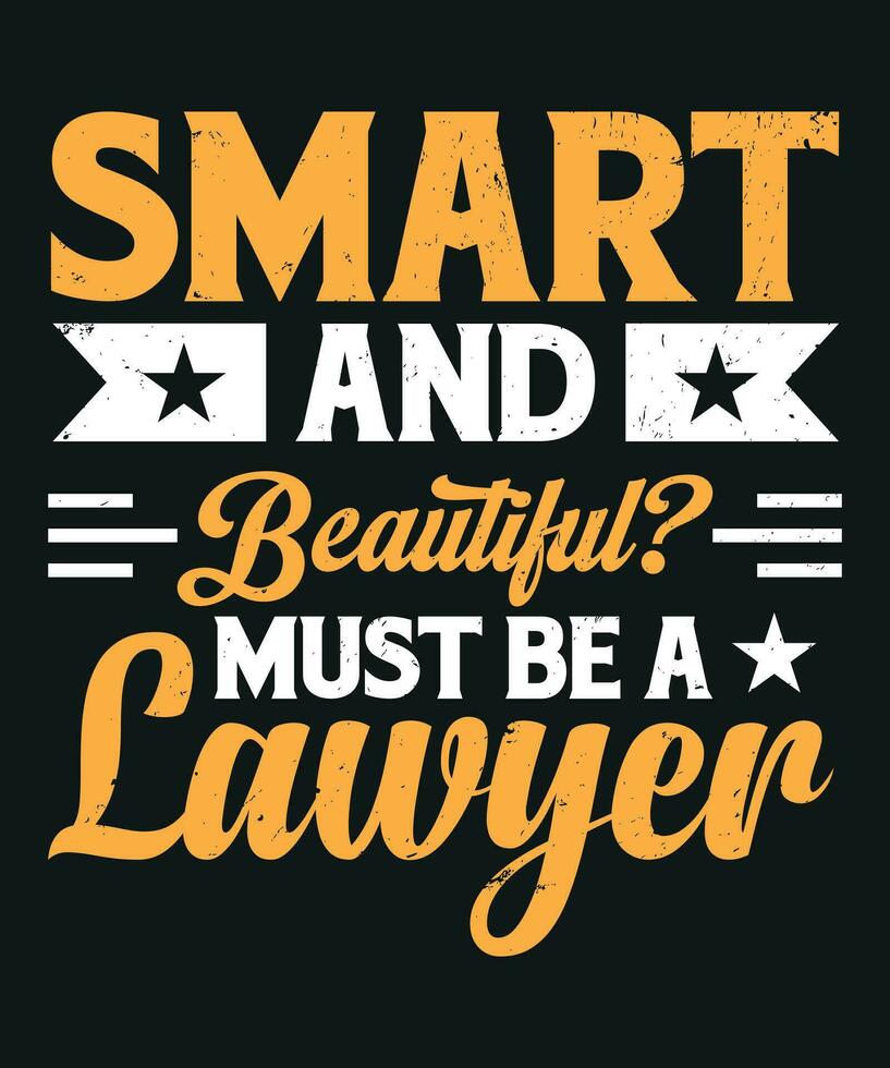 intelligent et magnifique doit être une avocat vecteur