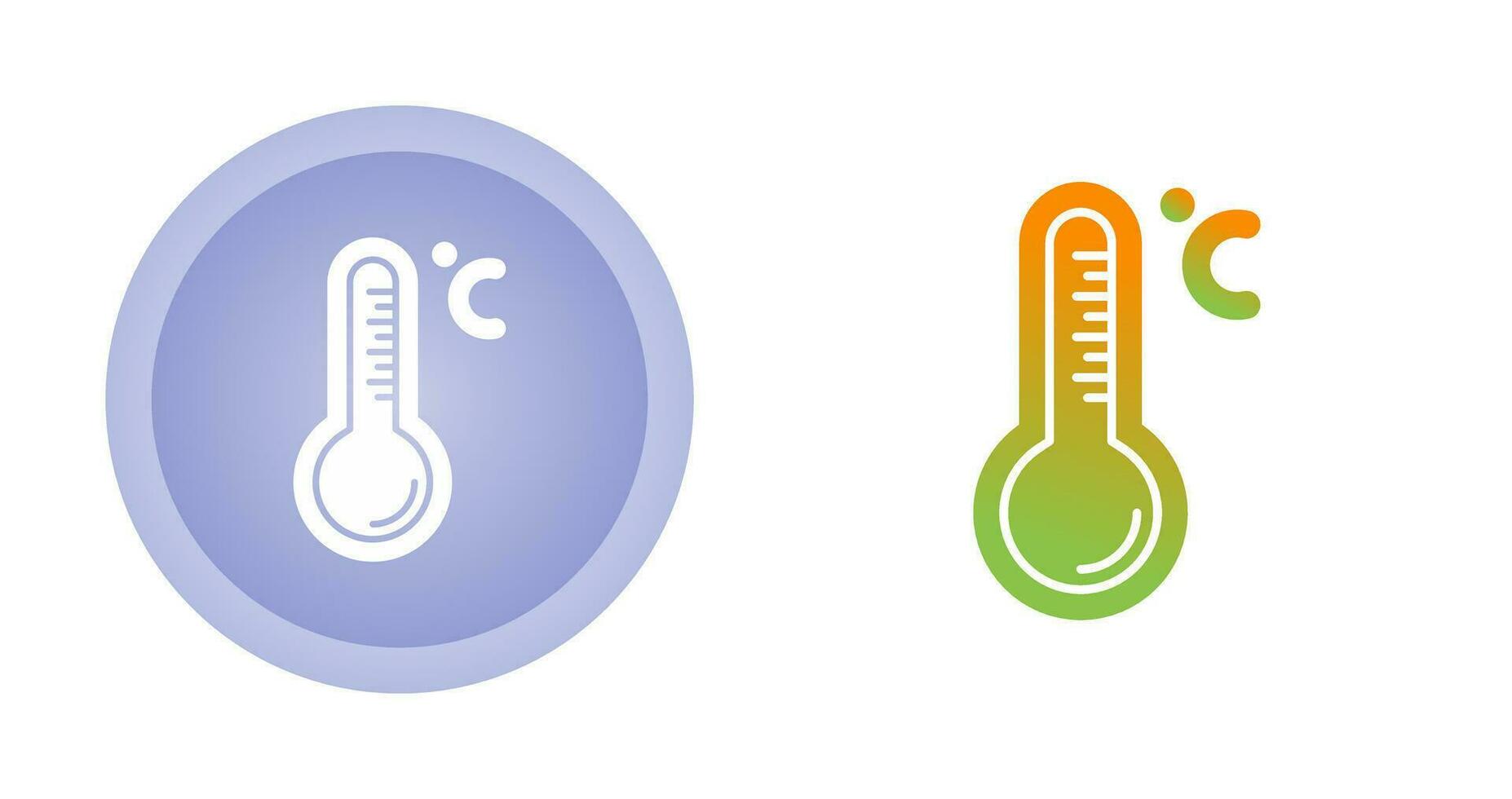 icône de vecteur de thermomètre