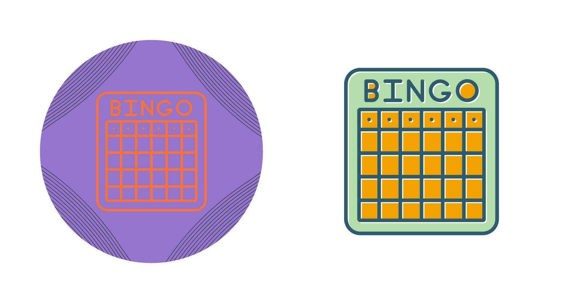 icône de vecteur de bingo