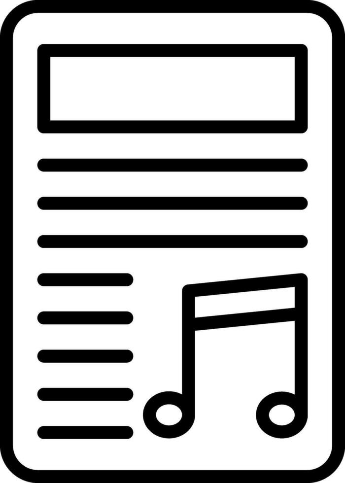 conception d'icône de vecteur de liste de lecture