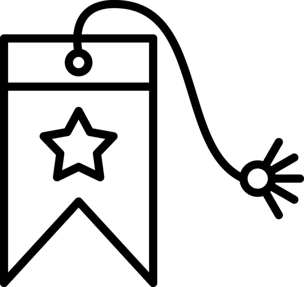 conception d'icône de vecteur de signet