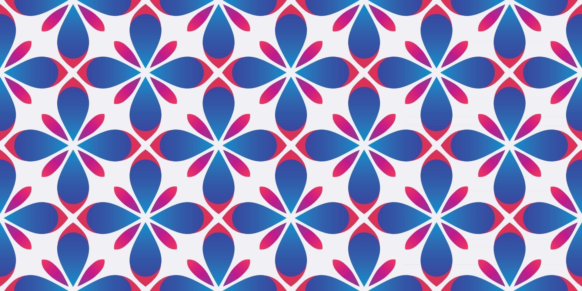 fleur motif géométrique fond dégradé illustration vectorielle vecteur