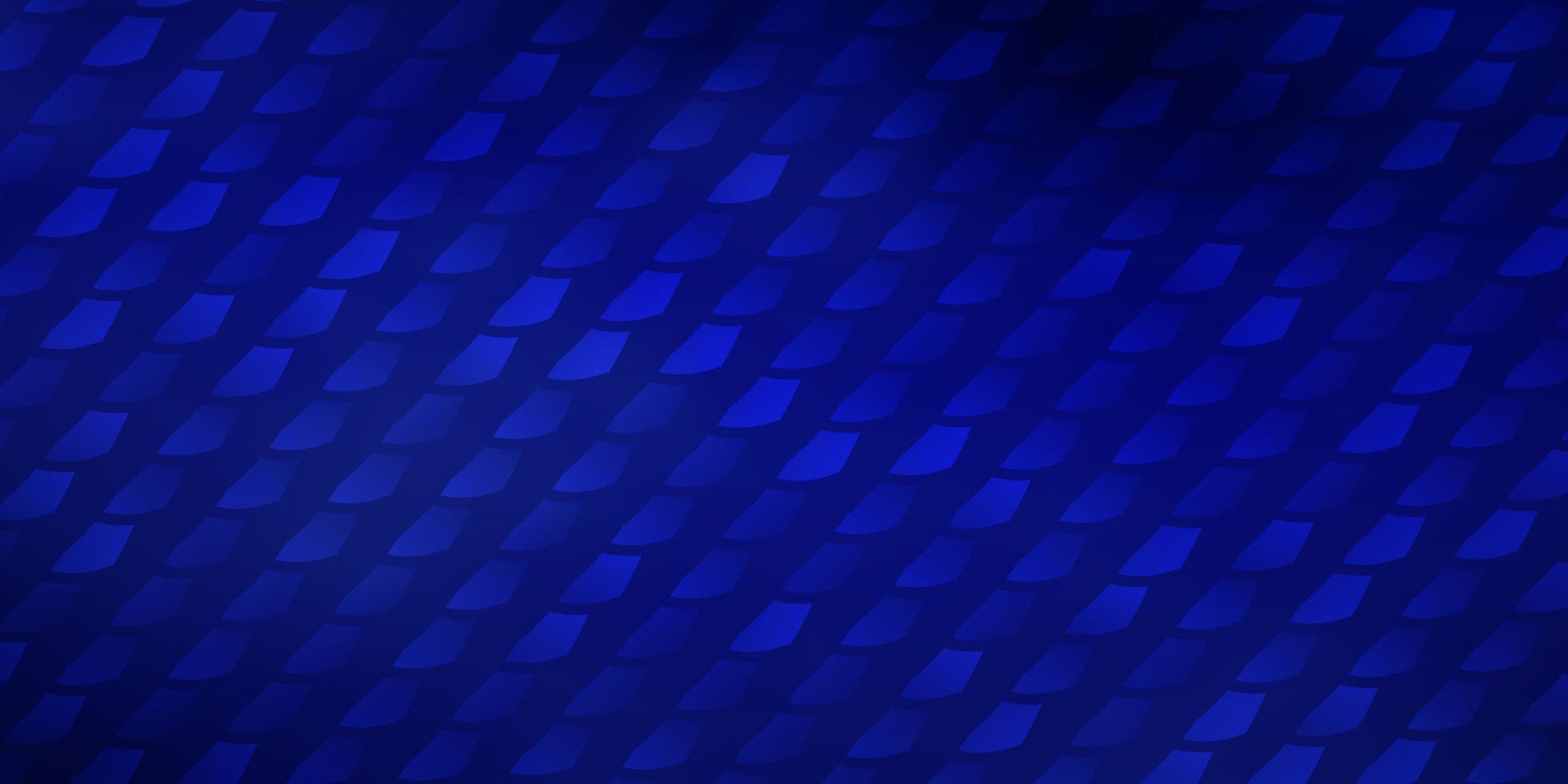 texture de vecteur bleu foncé dans un style rectangulaire.