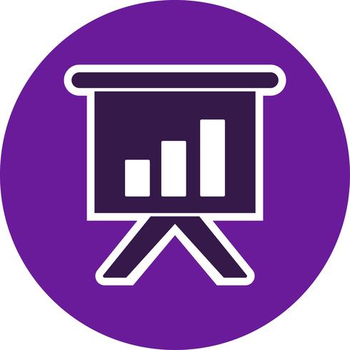 Icône de vecteur de présentation d&#39;entreprise