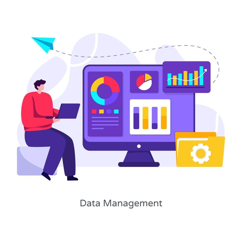gestion des données en ligne vecteur
