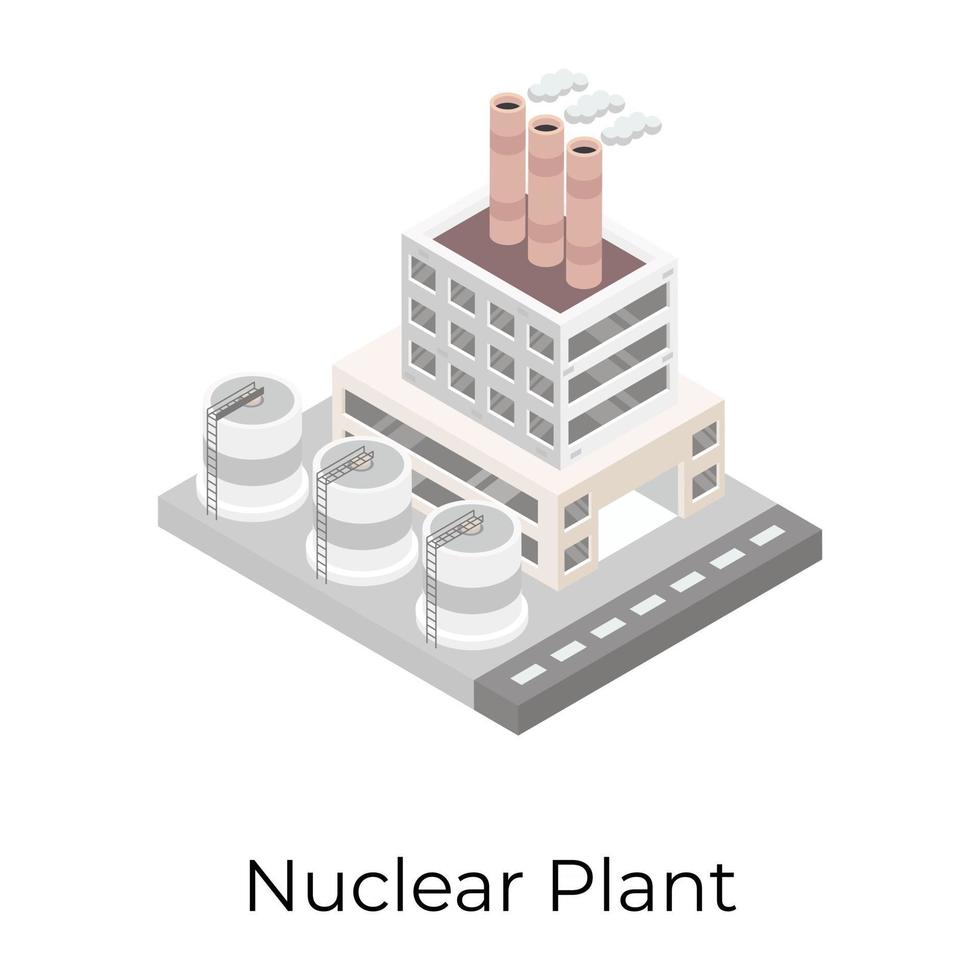 unité de centrale nucléaire vecteur