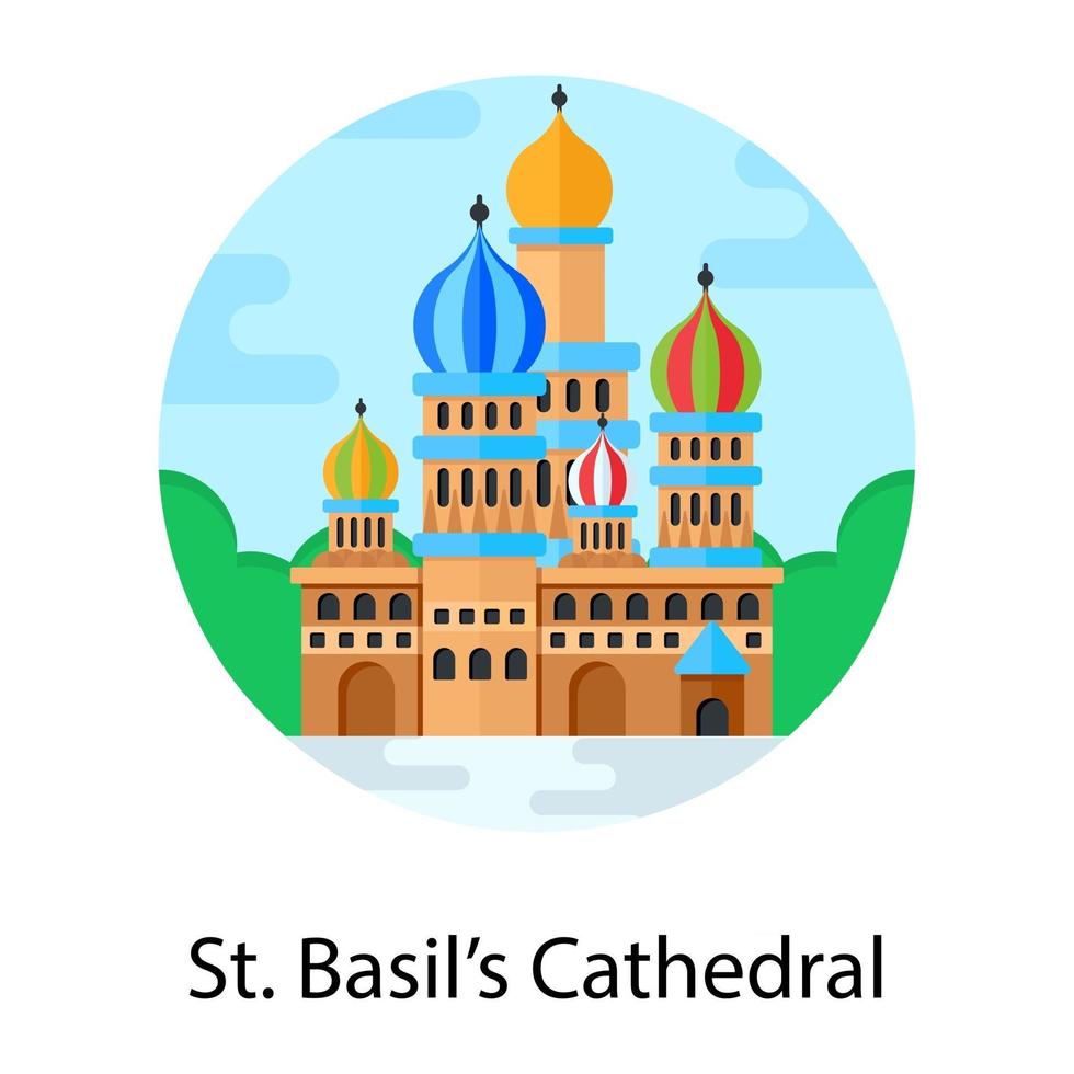 cathédrale Saint-Basile vecteur